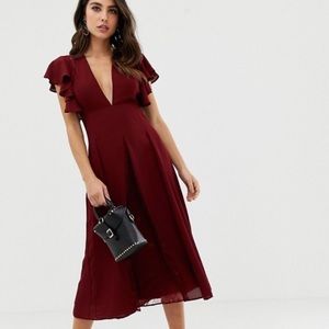 NWT ASOS lace panel dress